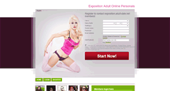 Desktop Screenshot of exposition.adult-date.net